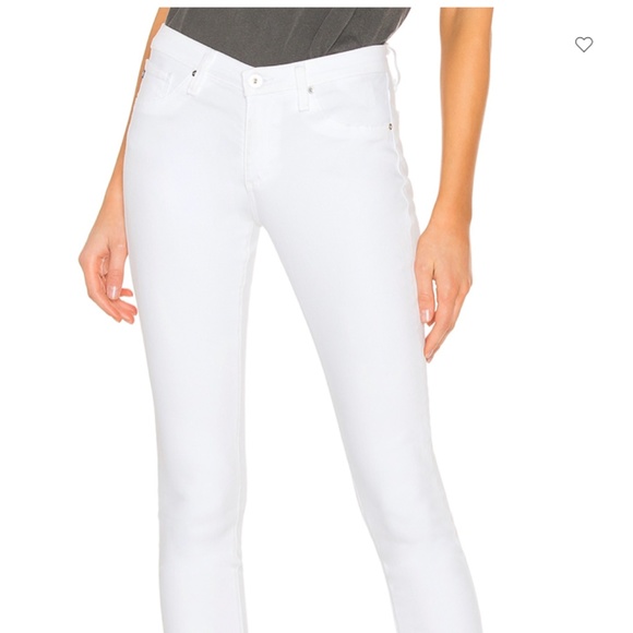 AG Adriano Goldschmied Legging Ankle White Size 24 - Picture 1 of 4